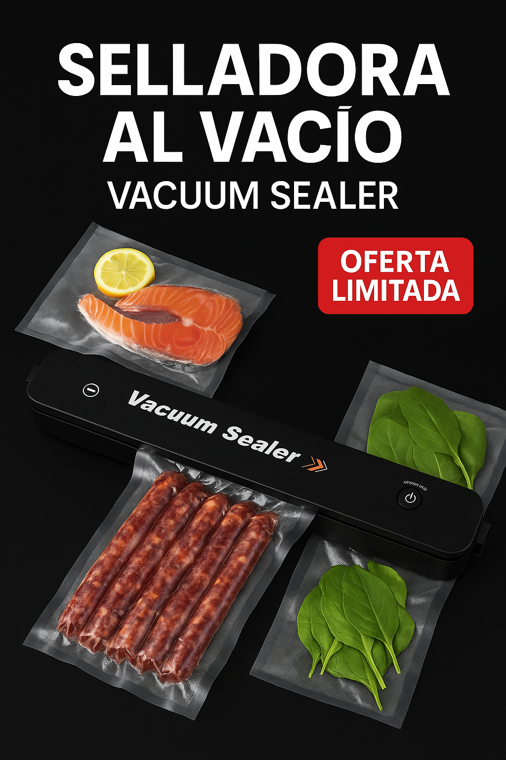 Selladora Al Vacio Vacuum Sealer -35 OFF🔥