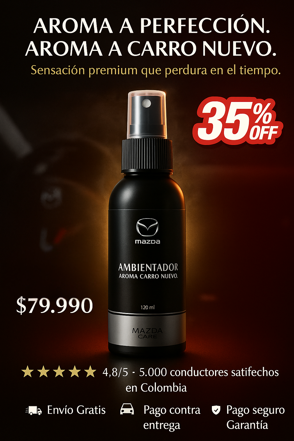 Ambientador Carro nuevo 🎁-35% OFF