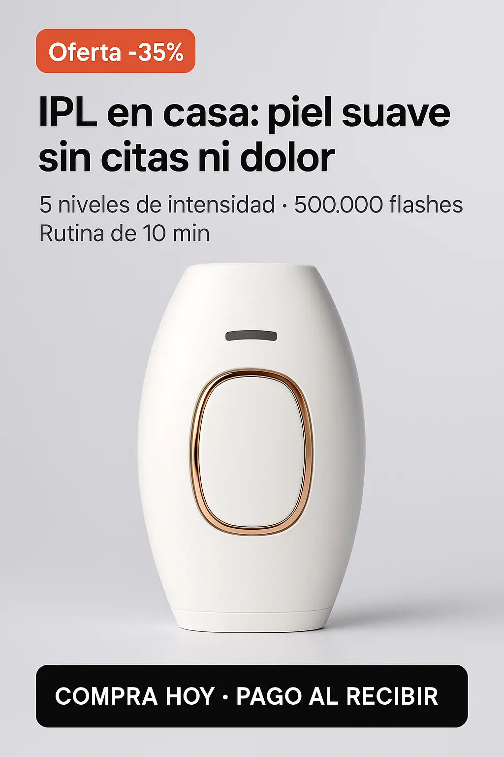 Depilador Bundle Pro IPL en Casa -35% OFF